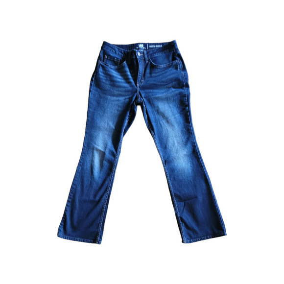 Lee Riders Midrise Bootcut Stretch Jeans Dark Blue Denim Sz. 8 P - Picture 2 of 10